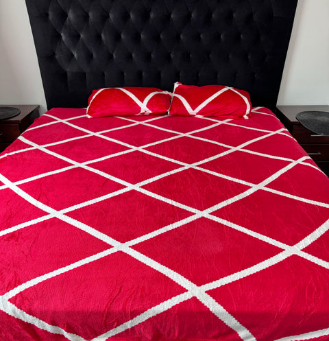 Fleno Warm Winter Bedsheet 	(275cm x 265cm)king size
