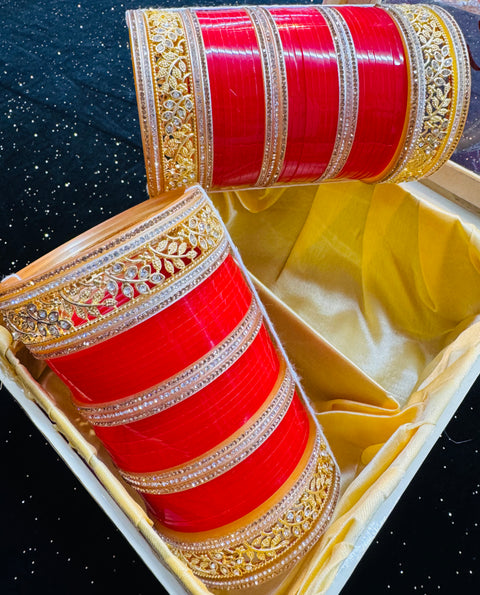 American Diamond Kade set in Bridal Churra