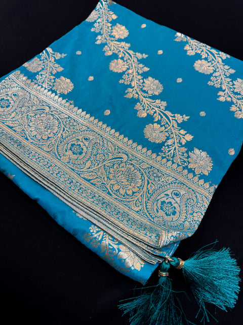Pure And soft Banarasi Silk dupatta with Zari work