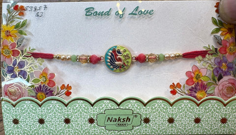 Beautiful Rakhi in nice gift card pack