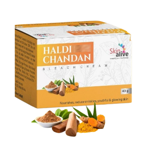 (Salon Pack)Skin Alive SA Haldi Chandan Bleach Cream 250g