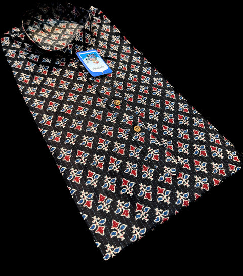 Pure cotton based Men’s Printed kurti (sizes mentioned in inches ,not according to the label on Kurti)size 46 kurti- Length 40 inches and size 48 -length 42 inches )
