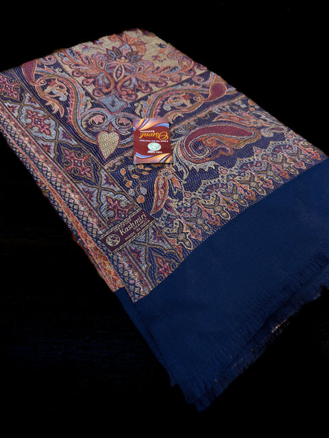 Women's Plain Pure woollen Kashmiri Shawl