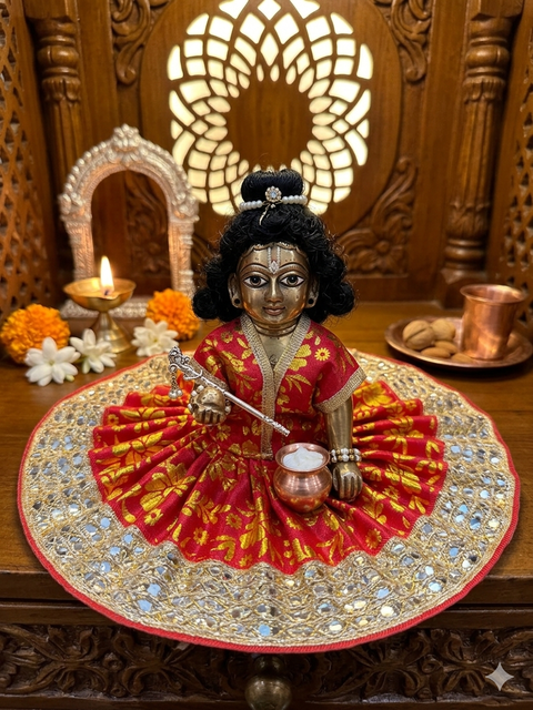 Size 2 Laddu Gopal dress, Laddu Gopal outfit, Kanha ji dress, Krishna dress, handmade deity dress, Janmashtami dress, Thakur ji poshak, Bal Gopal dress (only Dress) price each dress