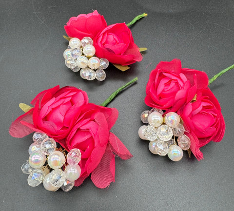 Beautiful flower hair jura Pin (Each)