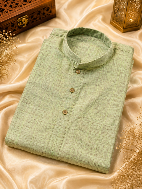 Pure cotton based Men’s Printed kurti (sizes mentioned in inches ,not according to the label on Kurti)size 44 kurti- Length 40 inches and size 46-length 42 inches ) Kurti only. Pants not included.