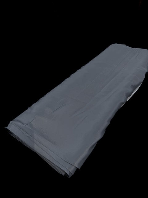 Gray color Pure and soft Crepe Silk Fabric (per meter)