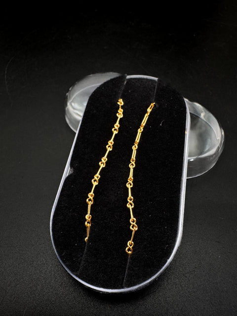 Gold look beautiful earring support Sahare (not original Gold )