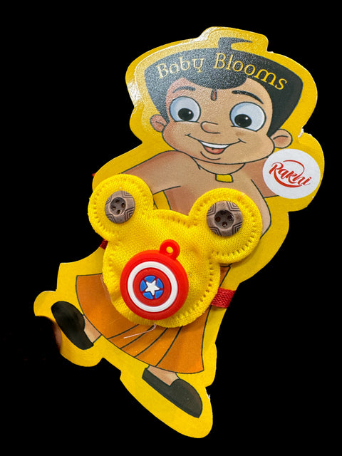 Captain America Kids Rakhi in light blink pack