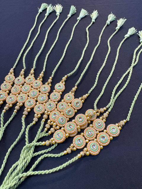 Rakhi Dhaaga Beautiful Stone Work (price per dhaaga )