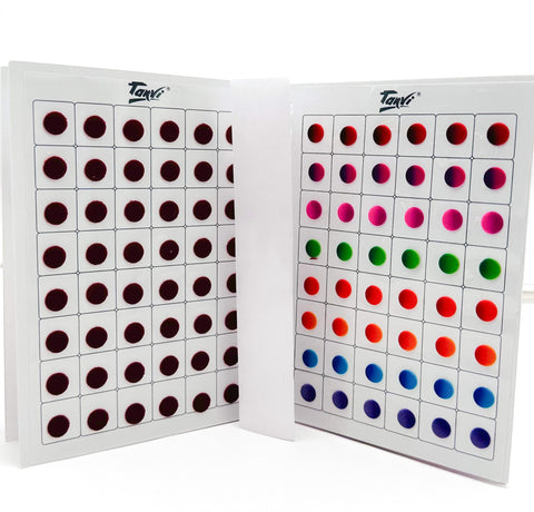 Mat look Multicoloured Bindi Book (480 Bindi in one book)all pages attached
