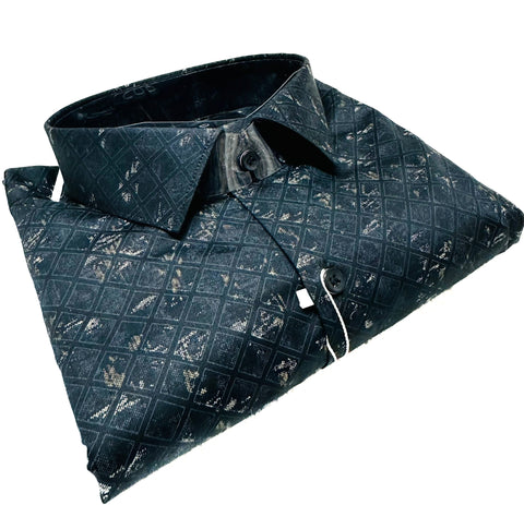 Cotton based beautiful mat look printed Shirt