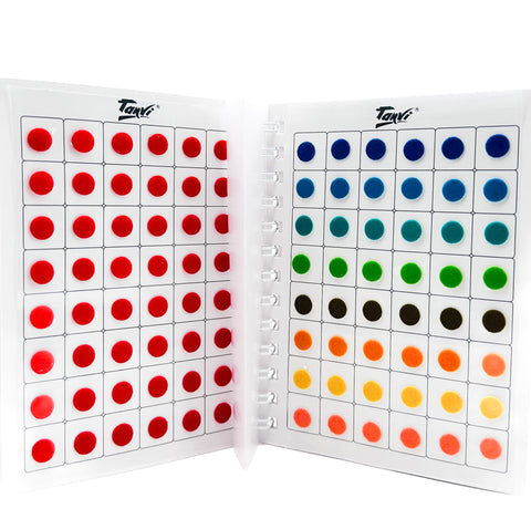 Mat look Multicoloured Bindi Book (480 Bindi in one book)all pages attached