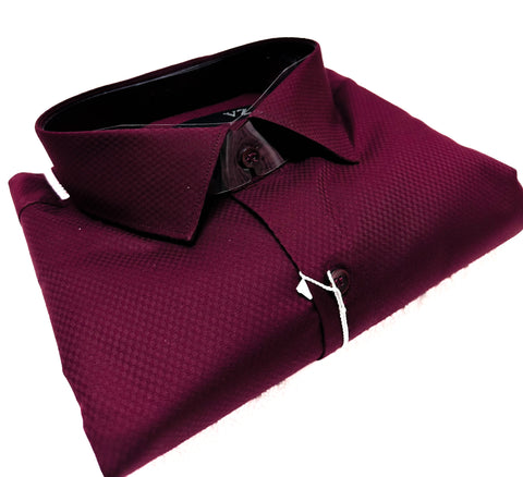 Cotton based beautiful mat look plain Shirt