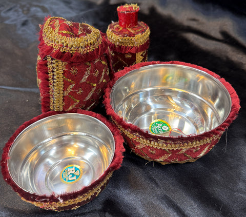 (Video clip attached )Maiyan set for Mehndi / Haldi Ceremony for Wedding (Bride and Groom)