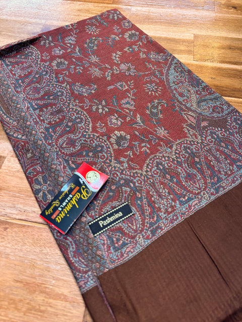 Women's Plain Pure woollen pashmina Shawl