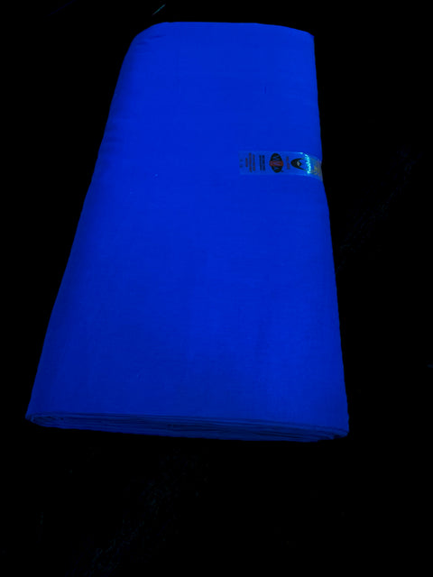 Cobalt Blue colour Rubia Voile turban fabric ($5 Per Meter)
