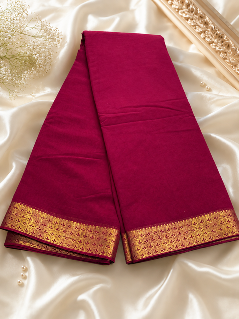 Pure Georgette based zari border work all on borders(slight variation in color and design is possible)