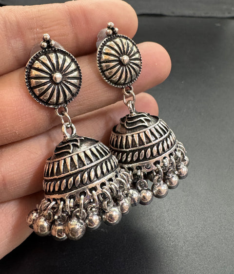 Beautiful oxidised Jhumka