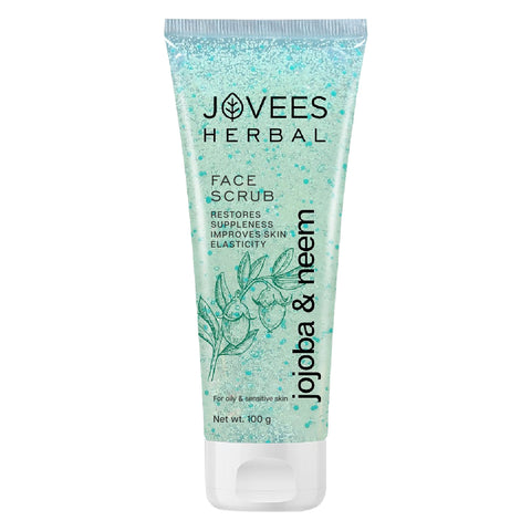Jovees Jojoba & Neem Face Scrub With Wheatgerm Extract
Reduces Age Spots | Reduces Premature Ageing | Removes Dead Cells
