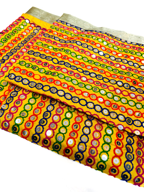 Silk Based Embroidery Work with big sequined work Rumala Sahib Double Set With Palkan
