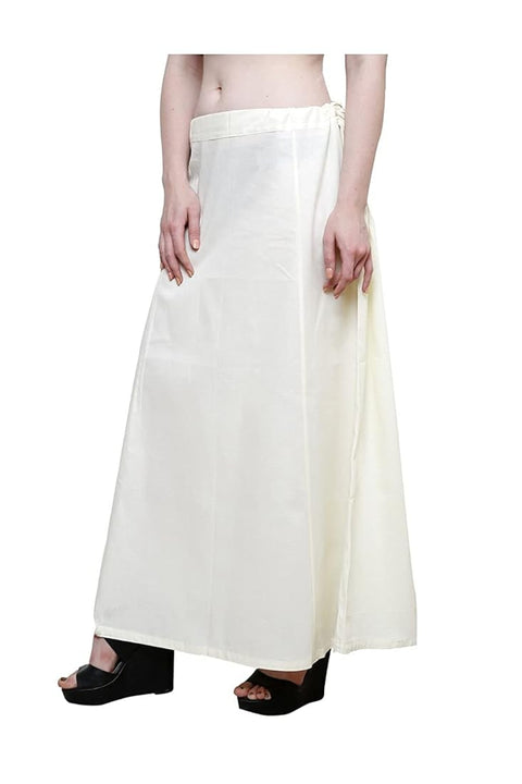 Cream color cotton Petticoat standard size