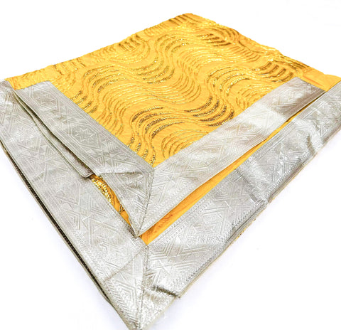 Silk Based embroidery work Rumala Sahib Double Set With Palkan