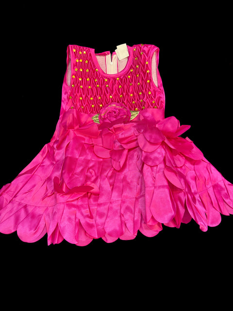 Kids Silk based shiny frock
