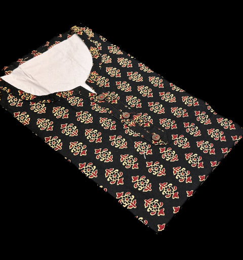 Pure Cotton based Printed short Kurti for girls /Ladies (Size 38 - length 28 inches, Size 42 ,46, 48 length -31 inches)sleeves 17 inch