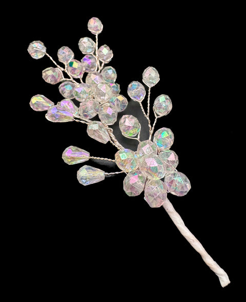 Beautiful crystal & Pearl Work Hair styling accessories (perfect for any hairstyle Curls or hair bun)