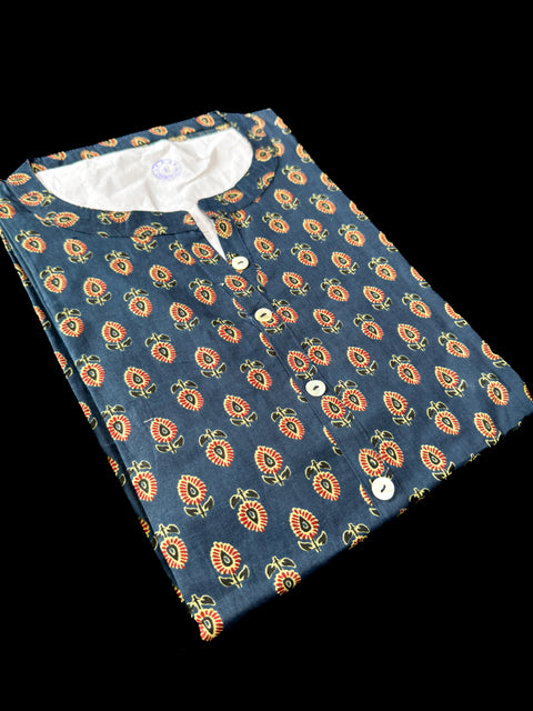 Pure cotton based printed kurti for ladies/girls