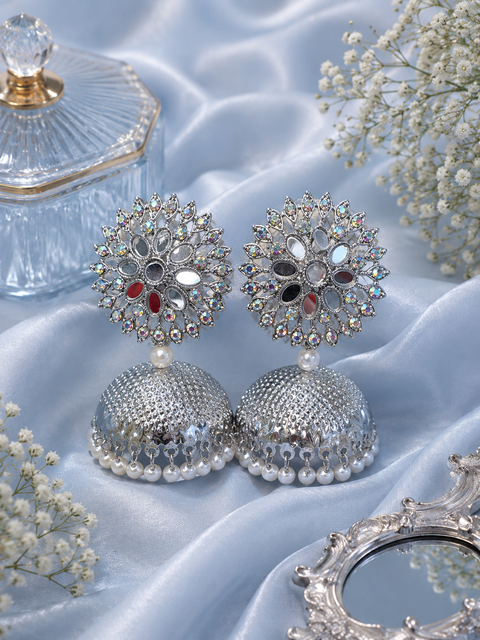 Pearls & Stone Design Beautiful Jhumka