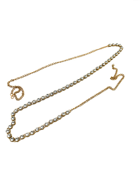 Golden & Silver stone Single line Kamarband