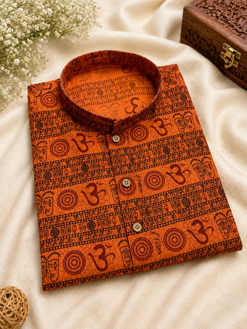 Pure cotton based Men’s Printed kurti (sizes mentioned in inches ,not according to the label on Kurti)size 46 kurti- Length 40 inches and size 48 -length 42 inches ) Kurti only. Pants not included.