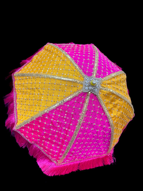 Embroidery design umbrella for wedding  /Haldi /Mehndi decor