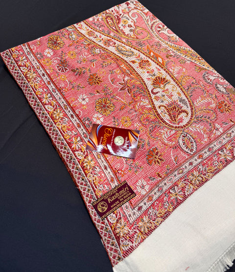 Women's Plain Pure woollen Kashmiri Shawl