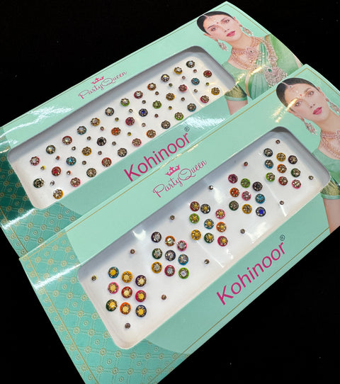 Golden stone Multicoloured  Bindi(price per pack)