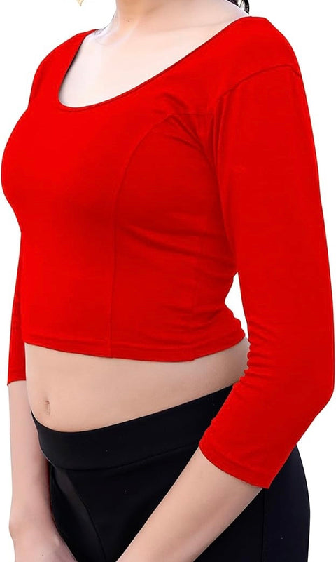 Stretchable Blouse Cotton Lycra for Women