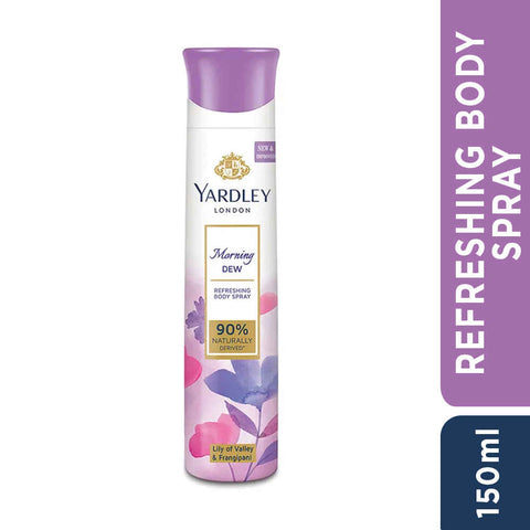 Yardley London Morning Dew Refreshing Deo For Women, 150ml