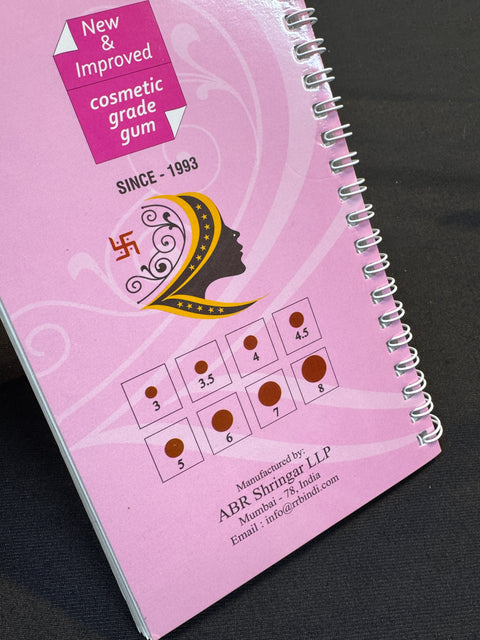 (Video clip attached)Plain Multicoloured Bindi Book