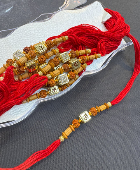 Rakhi Dhaaga Beautiful Stone Work (price per dhaaga )