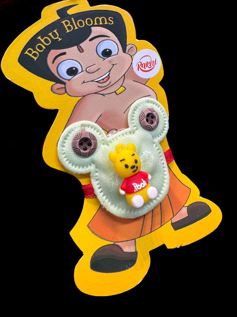 Pooh Kids Rakhi in light blink pack