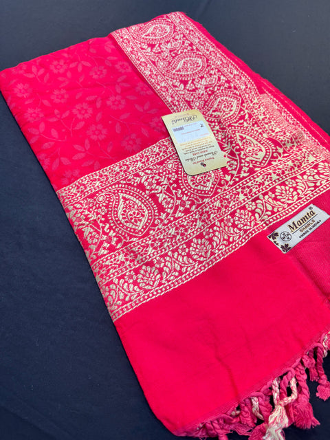 Women's Plain Pure woollen Shawl