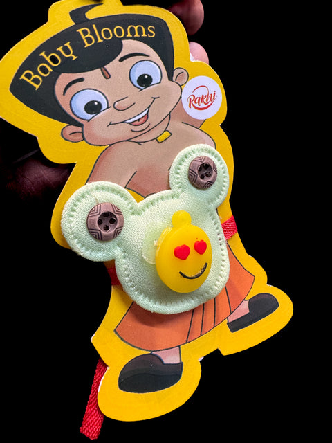 Smiley Kids Rakhi in light blink pack