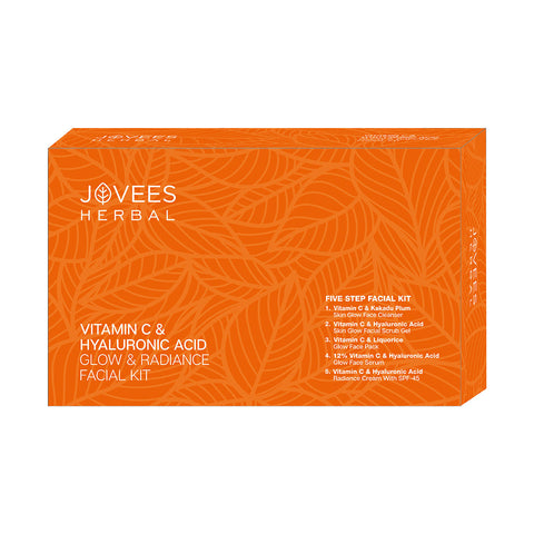 JOVEES VITAMIN C & HYALURONIC ACID GLOW & RADIANCE FACIAL KIT