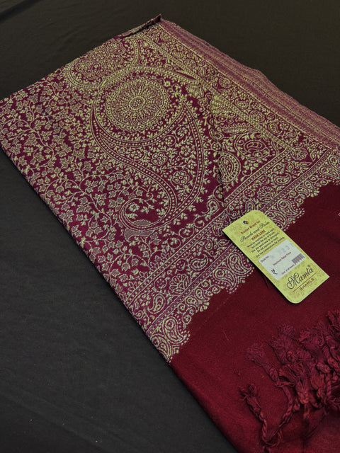 Women's Plain Pure woollen Shawl