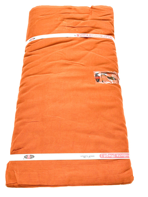 Pure full Voile turban fabric in squash colour ($5 Per Meter)