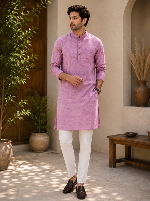 Pure cotton based Men’s Printed kurti (sizes mentioned in inches ,not according to the label on Kurti)size 44 kurti- Length 40 inches and size 46-length 42 inches ) Kurti only. Pants not included.