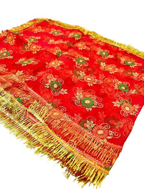 Mata Rani Dupatta Small Size( 108CM long and 36CM wide )