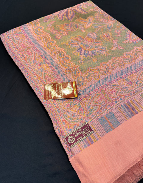Women's Plain Pure woollen Kashmiri Shawl